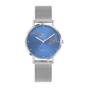 Montre Femme Boîtier Argenté Bracelet Métal Argenté – 695361