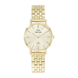 Montre Femme Boîtier Doré Bracelet Métal Doré – 695377