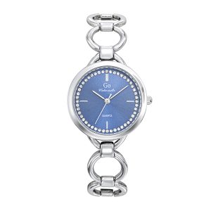Montre Femme Boîtier Argenté Bracelet Métal Argenté – 695423