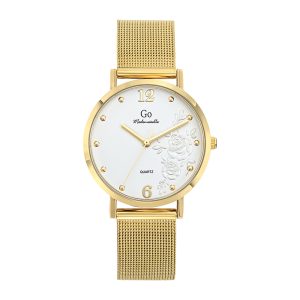 Montre Femme Boîtier Doré Bracelet Métal Doré – 695427