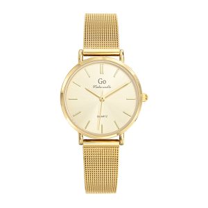 Montre Femme Boîtier Doré Bracelet Métal Doré – 695430