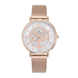 Montre Femme Boîtier Doré rose Bracelet Métal Doré rose – 695445