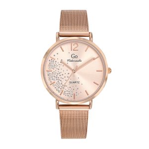 Montre Femme Boîtier Doré rose Bracelet Métal Doré rose – 695459