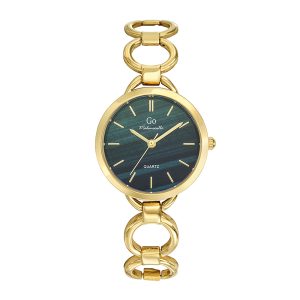 Montre Femme Boîtier Doré Bracelet Métal Doré – 695462