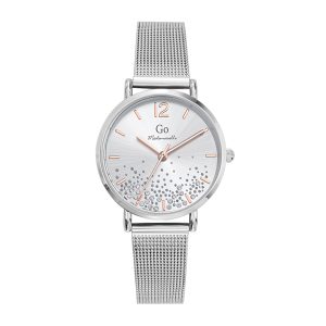 Montre Femme Boîtier Argenté Bracelet Métal Argenté – 695481