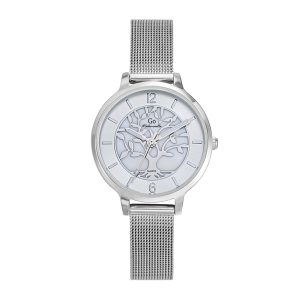 Montre Femme Boîtier Argenté Bracelet Métal Argenté – 695490