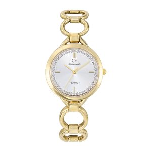 Montre Femme Boîtier Doré Bracelet Métal Doré – 695515