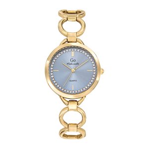 Montre Femme Boîtier Doré Bracelet Métal Doré – 695516