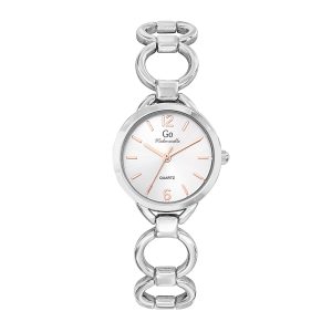 Montre Femme Boîtier Argenté Bracelet Métal Argenté – 695520