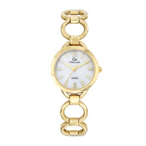 Montre Femme Boîtier Doré Bracelet Métal Doré – 695521