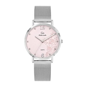 Montre Femme Boîtier Argenté Bracelet Métal Argenté – 695549