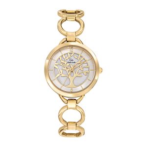 Montre Femme Boîtier Doré Bracelet Métal Doré – 695556