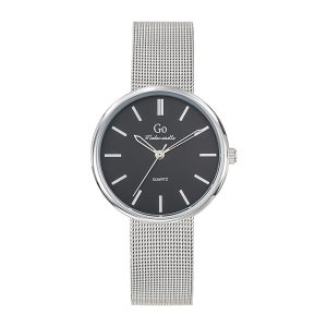 Montre Femme Boîtier Argenté Bracelet Métal Argenté – 695560