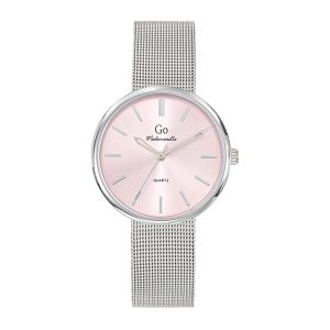 Montre Femme Boîtier Argenté Bracelet Métal Argenté – 695561