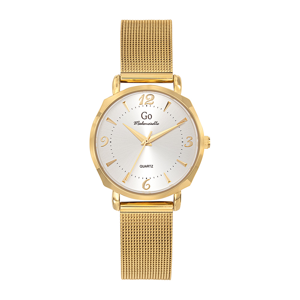 Montre Femme Boîtier Doré Bracelet Métal Doré – 695563