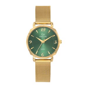 Montre Femme Boîtier Doré Bracelet Métal Doré – 695564