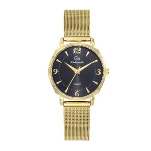 Montre Femme Boîtier Doré Bracelet Métal Doré – 695565