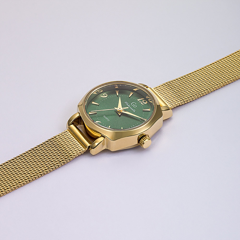 Montre Femme Boîtier Doré Bracelet Métal Doré – 695567 – Image 2