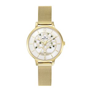 Montre Femme Boîtier Doré Bracelet Métal Doré – 695571