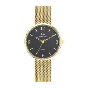 Montre Femme Boîtier Doré Bracelet Métal Doré – 695586