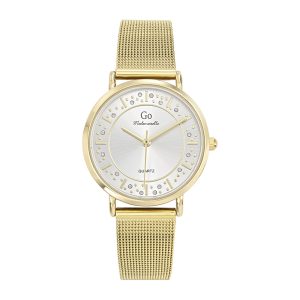Montre Femme Boîtier Doré Bracelet Métal Doré – 695591