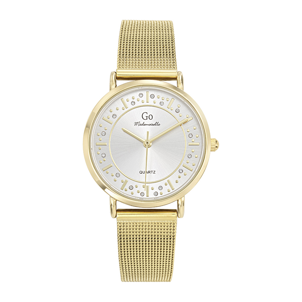 Montre Femme Boîtier Doré Bracelet Métal Doré – 695591