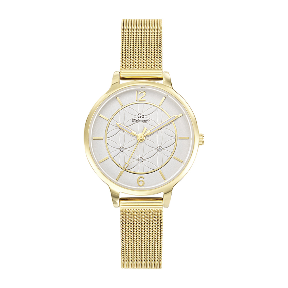 Montre Femme Boîtier Doré Bracelet Métal Doré – 695594