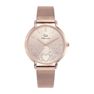 Montre Femme Boîtier Doré rose Bracelet Métal Doré rose – 695604