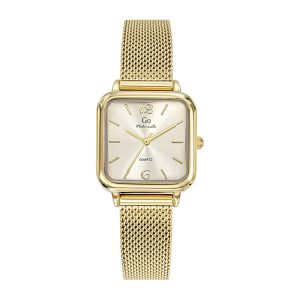 Montre Femme Boîtier Doré Bracelet Métal Doré – 695612