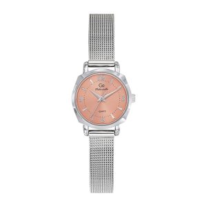 Montre Femme Boîtier Argenté Bracelet Métal Argenté – 695614