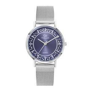 Montre Femme Boîtier Argenté Bracelet Métal Argenté – 695619