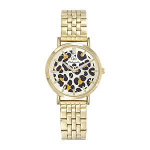 Montre Femme Boîtier Doré Bracelet Métal Doré – 695635