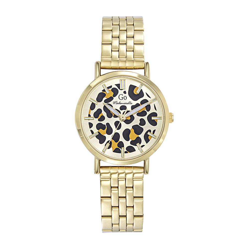 Montre Femme Boîtier Doré Bracelet Métal Doré – 695635