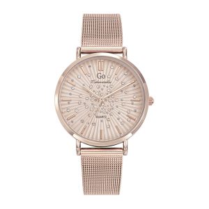 Montre Femme Boîtier Doré rose Bracelet Métal Doré rose – 695639