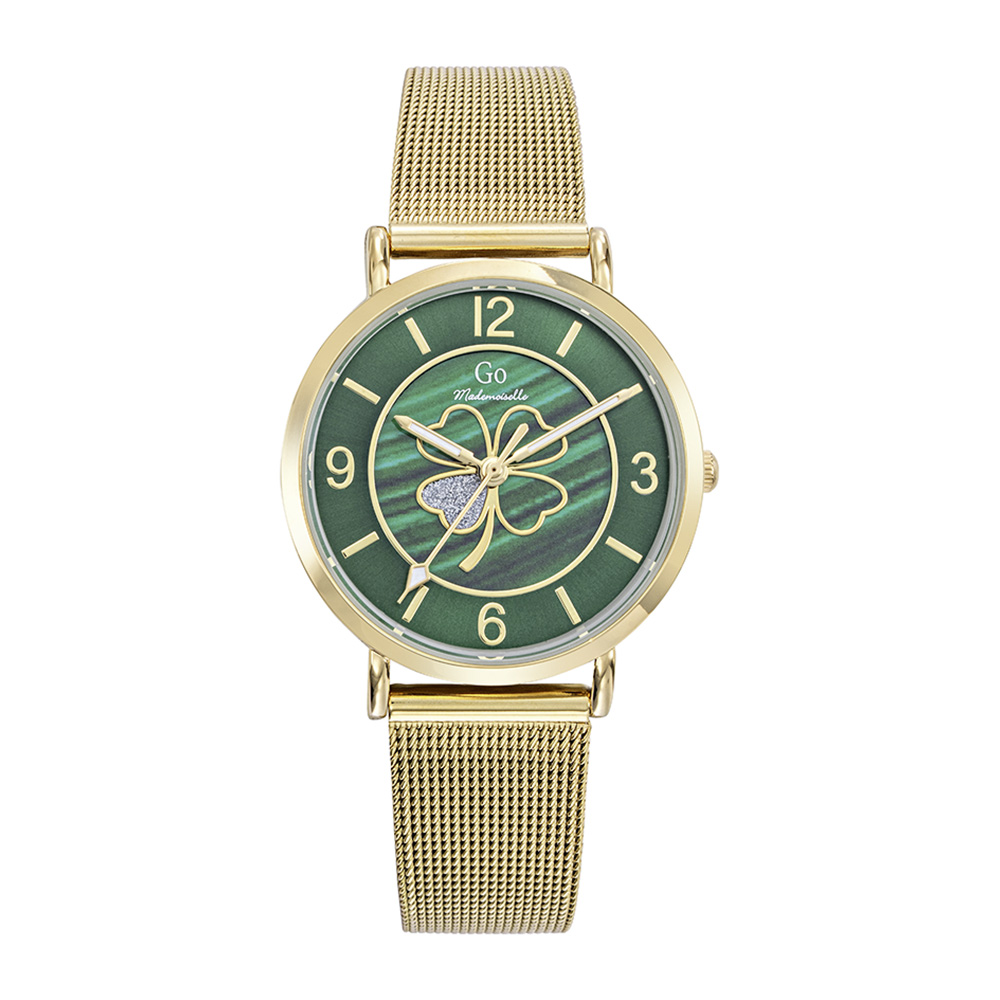 Montre Femme Boîtier Doré Bracelet Métal Doré – 695643