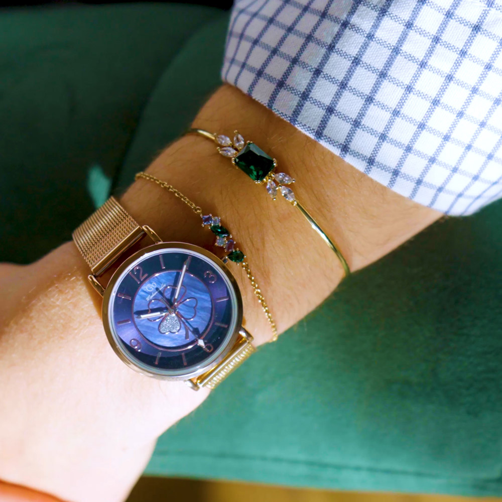 Montre Femme Boîtier Doré rose Bracelet Métal Doré rose – 695644 – Image 2