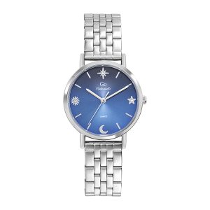 Montre Femme Boîtier Argenté Bracelet Métal Argenté – 695646