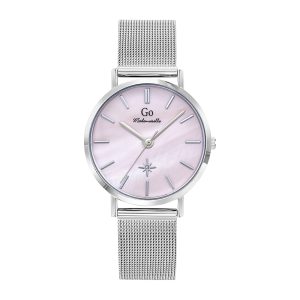 Montre Femme Boîtier Argenté Bracelet Métal Argenté – 695651