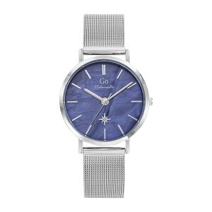 Montre Femme Boîtier Argenté Bracelet Métal Argenté – 695652