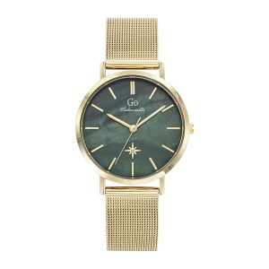 Montre Femme Boîtier Doré Bracelet Métal Doré – 695654