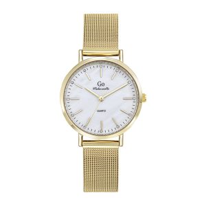 Montre Femme Boîtier Doré Bracelet Métal Doré – 695662