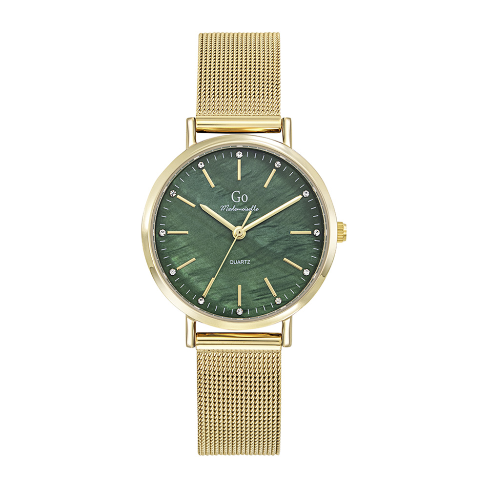 Montre Femme Boîtier Doré Bracelet Métal Doré – 695663