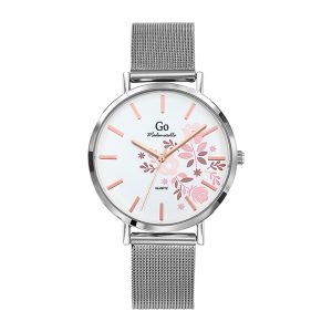 Montre Femme Boîtier Argenté Bracelet Métal Argenté – 695910