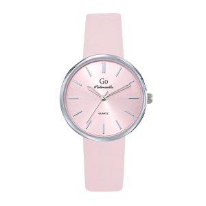 Montre Femme Boîtier Argenté Bracelet synthétique Rose – 699314