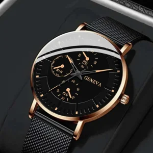 Montre bracelet de sport en maille d’acier