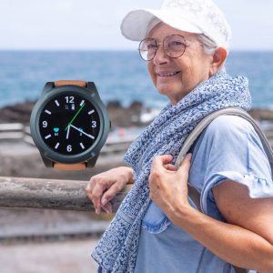 Montre connectée personne agée sans abonnement avec detecteur de chute – Senionex WATCH PRO 3