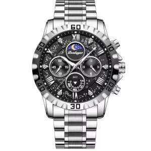 Montre de Sport à Quartz de Luxe pour Homme