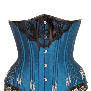 Underbust bustier Turquoise avec Flossing