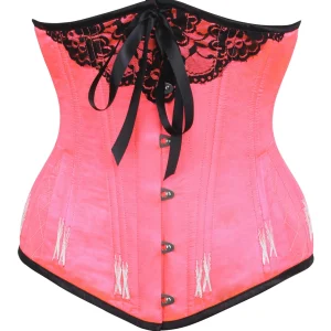 Longline Hot Pink Underbust With Flossing