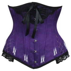 Longline Violet Underbust With Flossing